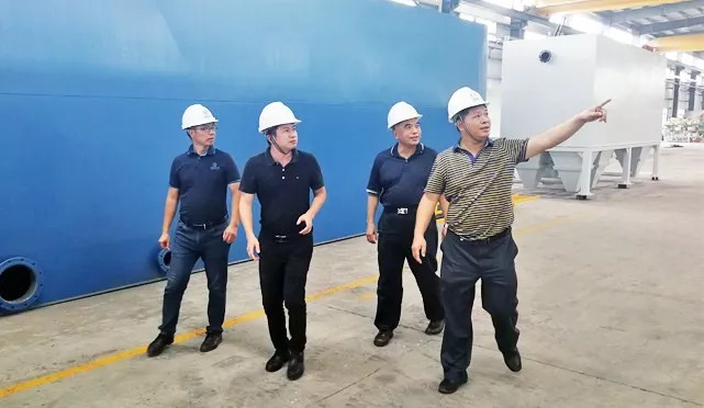 肇慶高新區(qū)黨工委關(guān)鍵副書(shū)記一行蒞臨鵬凱新工廠考察調(diào)研