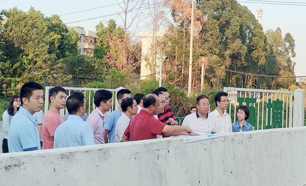 區(qū)委書(shū)記趙軍明一行蒞臨我司廣州市白云區(qū)石馬村項(xiàng)目考察指導(dǎo)工作